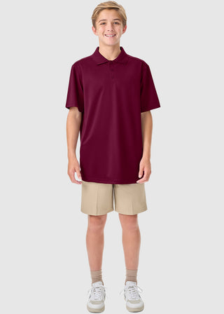 Classroom Youth Unisex Moisture Wicking Polo