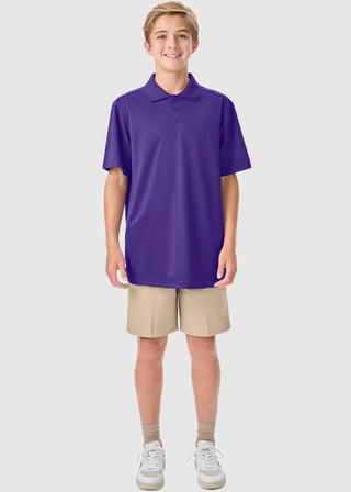 Classroom Youth Unisex Moisture Wicking Polo