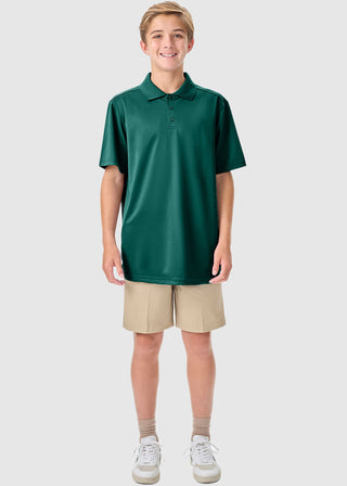 Classroom Youth Unisex Moisture Wicking Polo