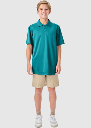 Classroom Youth Unisex Moisture Wicking Polo