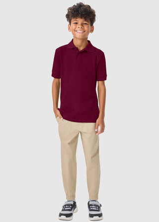 Classroom Youth Short Sleeve Interlock Polo