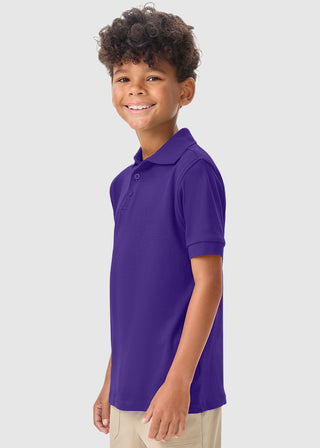 Classroom Youth Short Sleeve Interlock Polo