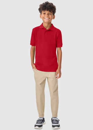 Classroom Youth Short Sleeve Interlock Polo