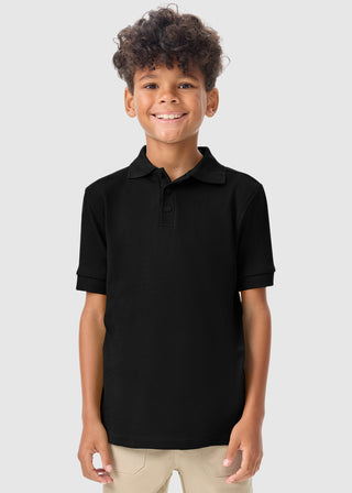 Classroom Youth Short Sleeve Interlock Polo
