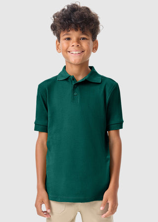 Classroom Youth Short Sleeve Interlock Polo