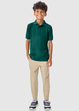 Classroom Youth Short Sleeve Interlock Polo