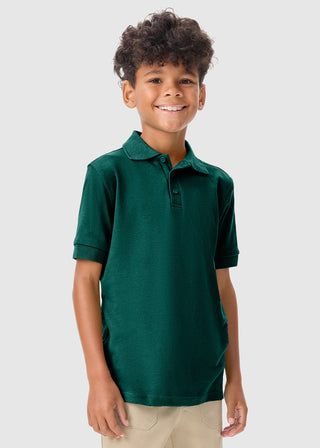 Classroom Youth Short Sleeve Interlock Polo