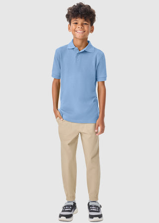 Classroom Youth Short Sleeve Interlock Polo