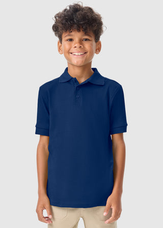 Classroom Youth Short Sleeve Interlock Polo