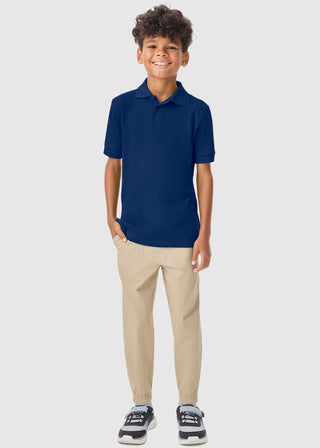 Classroom Youth Short Sleeve Interlock Polo