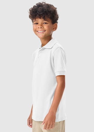 Classroom Youth Short Sleeve Interlock Polo