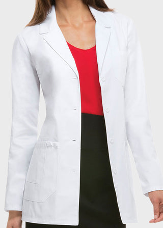 Dickies EDS Women White 30 inches Notch Lapel Lab Coat