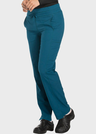 Dickies Dynamix Women's Mid Rise Straight Leg Drawstring Petite Pant