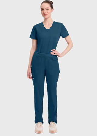 Dickies Balance Women's Mid Rise Straight Leg Pull-on Tall Pant