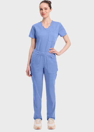 Dickies Balance Women's Mid Rise Straight Leg Pull-on Pant