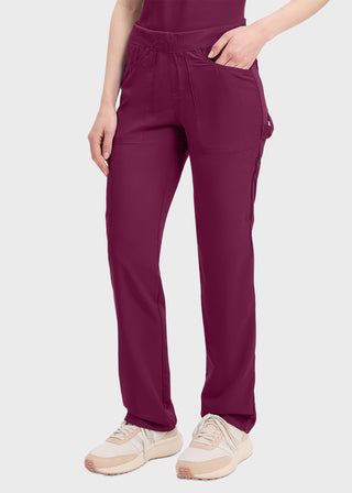 Dickies Balance Women's Mid Rise Straight Leg Pull-on Petite Pant