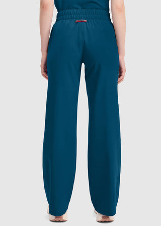 Dickies Women's Mid Rise Zip Fly Wide Leg Cargo Petite Pant