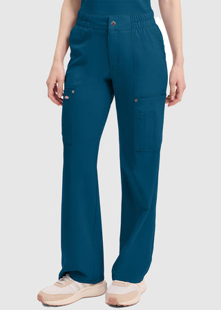 Dickies Women's Mid Rise Zip Fly Wide Leg Cargo Pant