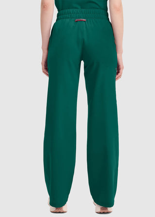 Dickies Women's Mid Rise Zip Fly Wide Leg Cargo Petite Pant