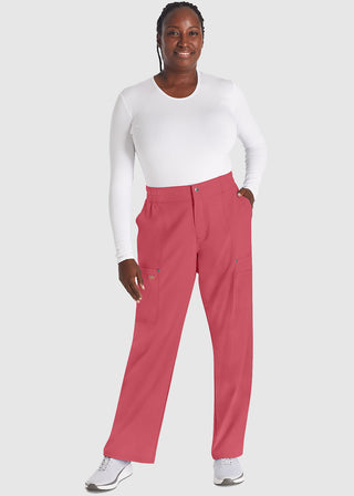 Dickies Women's Mid Rise Zip Fly Wide Leg Cargo Pant
