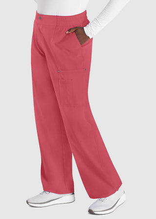 Dickies Women's Mid Rise Zip Fly Wide Leg Cargo Pant