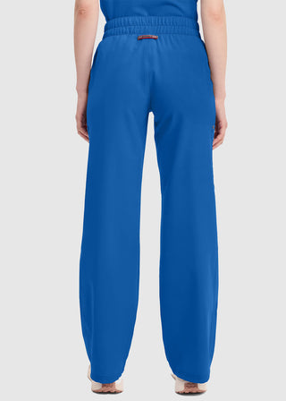 Dickies Women's Mid Rise Zip Fly Wide Leg Cargo Petite Pant