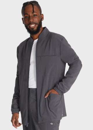 Dickies EDS Essentials Men's Zip Front 3 Pocket Scrub Jacket