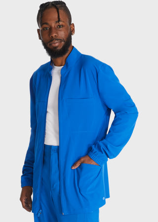 Dickies EDS Essentials Men's Zip Front 3 Pocket Scrub Jacket