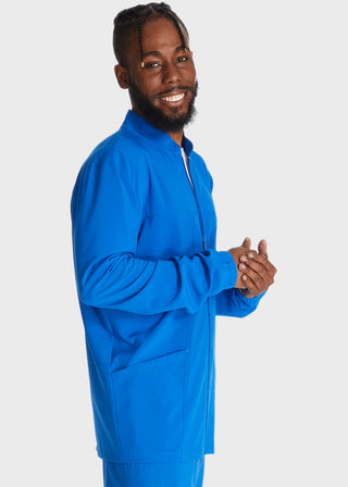 Dickies EDS Essentials Men's Zip Front 3 Pocket Scrub Jacket