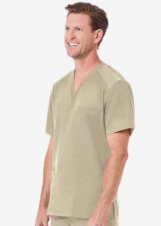Maevn EON Mens V-neck Mesh Top