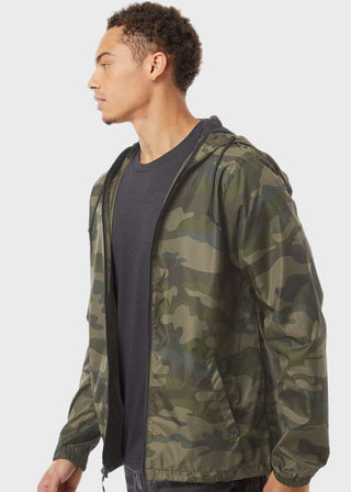 Independent Trading Co Lightweight Windbreaker Full-Zip Jacket