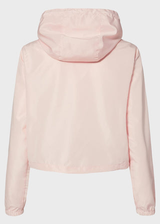 Independent Trading Co Women's Lightweight Quarter-Zip Pullover Crop Windbreaker