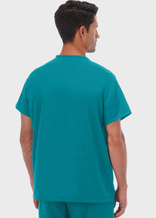 White Swan Fundamentals Unisex One Pocket Basic Scrub Top