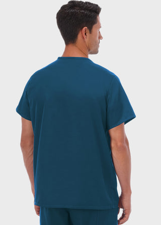 White Swan Fundamentals Unisex One Pocket Basic Scrub Top