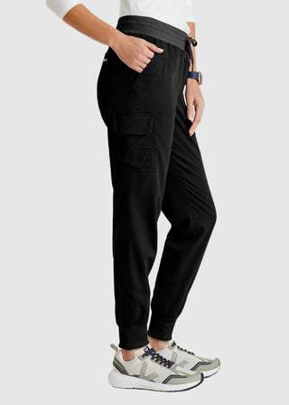 Grey's Anatomy Spandex Stretch Women's Amelia Two-Tone Jogger Scrub Pant