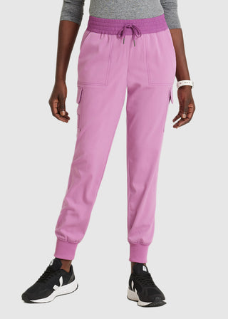 Grey's Anatomy Spandex Stretch Women's Amelia Two-Tone Jogger Scrub Pant