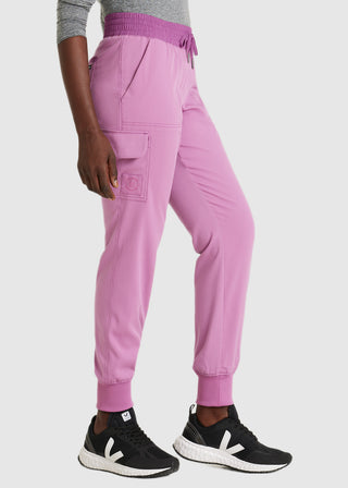 Grey's Anatomy Spandex Stretch Women's Amelia Two-Tone Jogger Scrub Pant