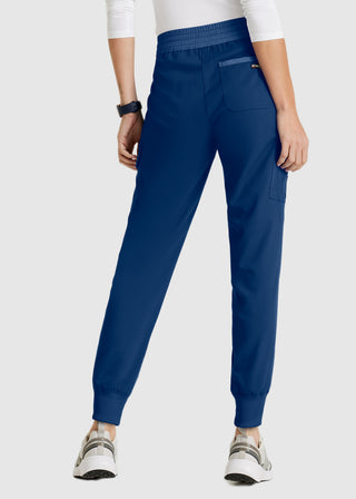 Grey's Anatomy Spandex Stretch Women's Amelia Two-Tone Jogger Scrub Pant