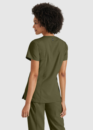 Greys Anatomy Women's Basic Scrub V-neck Top