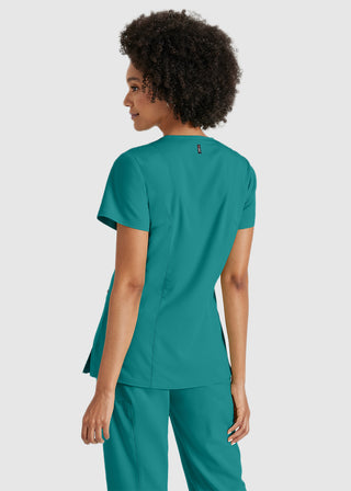 Greys Anatomy Women's Basic Scrub V-neck Top