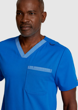 Grey's Anatomy Spandex Stretch Ethan 2-Pocket V-Neck Scrub Top