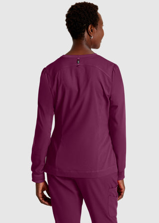 Grey's Anatomy Spandex Stretch Women's Round Neck Zip Front Jacket