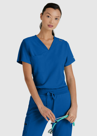Grey's Anatomy Spandex Stretch Women's V-Neck Scrub Top