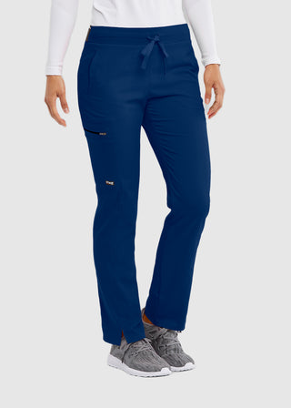 Greys Anatomy Women's Drawstring Cargo Petite Scrub Pant