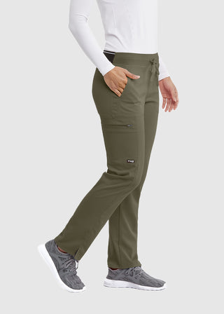 Greys Anatomy Women's Drawstring Cargo Tall Scrub Pant