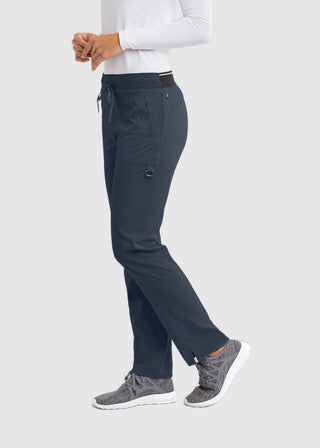 Greys Anatomy Women's Drawstring Cargo Petite Scrub Pant