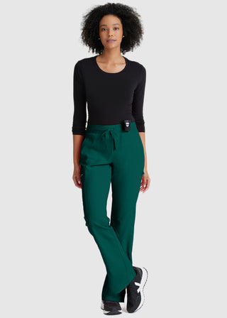 Greys Anatomy Women's Drawstring Cargo Petite Scrub Pant