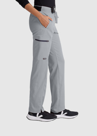 Greys Anatomy Women's Drawstring Cargo Petite Scrub Pant