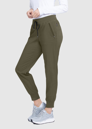 Grey's Anatomy Spandex Stretch Women's Soft Rib Waist Jogger Scrub Pant