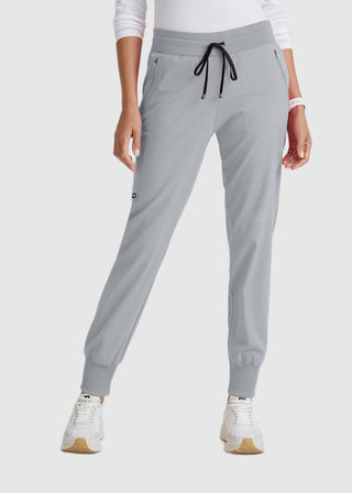 Grey's Anatomy Spandex Stretch Women's Soft Rib Waist Jogger Scrub Tall Pant